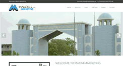 Desktop Screenshot of maximmarketing.pk