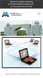Mobile Screenshot of maximmarketing.pk